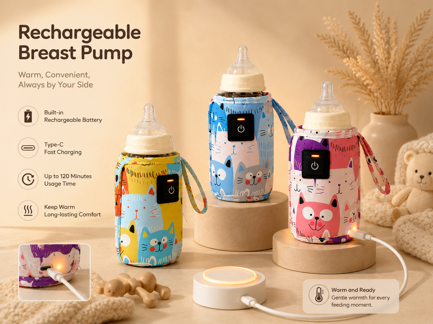 WarmGo Portable Bottle Warmer